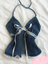 BXOXO Goth Sling T-shirt Y2k Punk Lace Slim Vintage Cowboy Harajuku Korea Backless Bow V-Neck Sweet Hot Girl Crop Top 2000s Grunge Emo